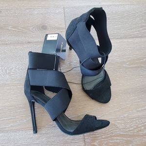 F21 strappy heels